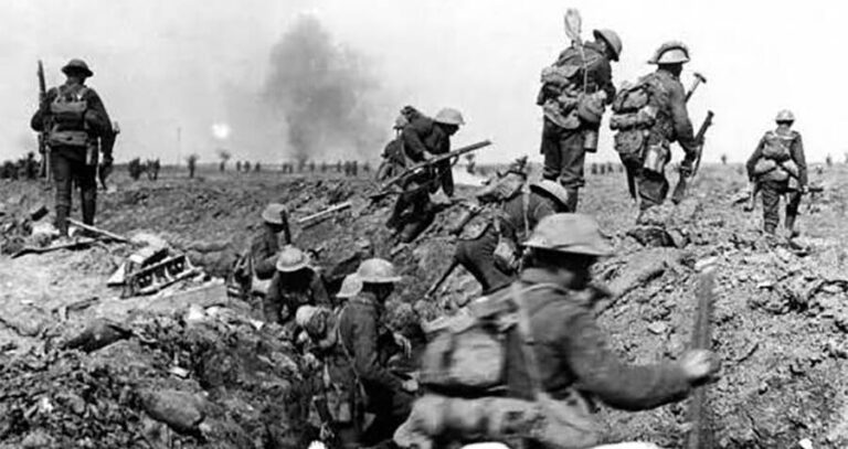 View Of The Battle Of The Somne