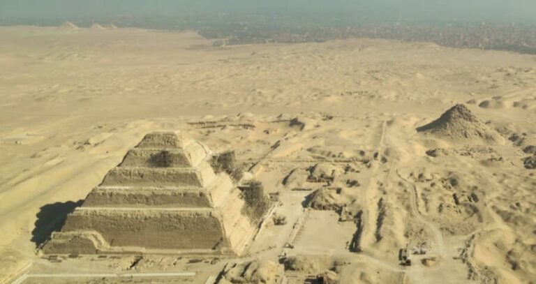 Aerial View Of The Saqqara Complex