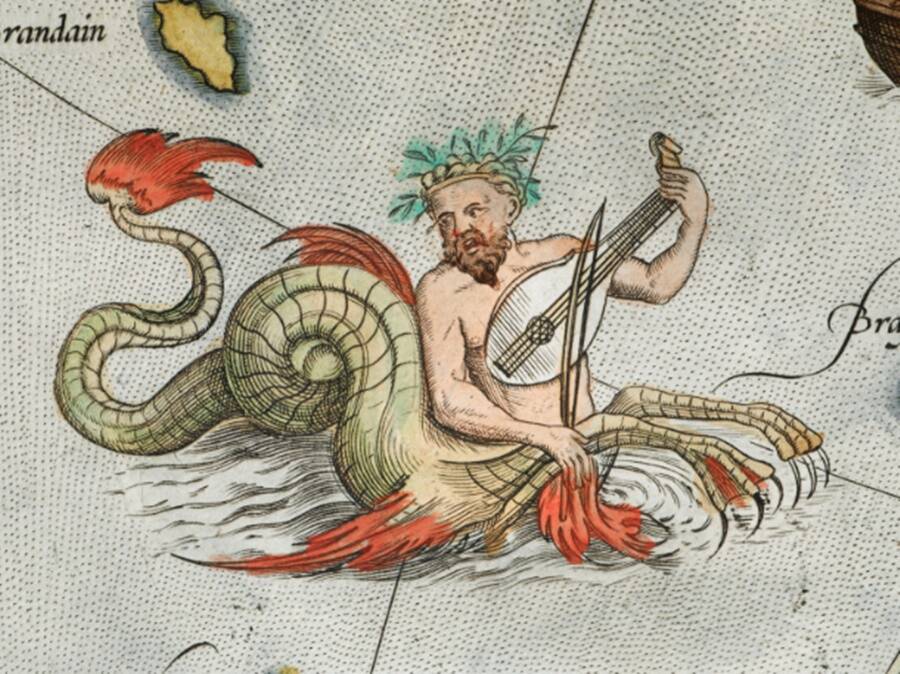 Painting Of An Ichthyocentaur