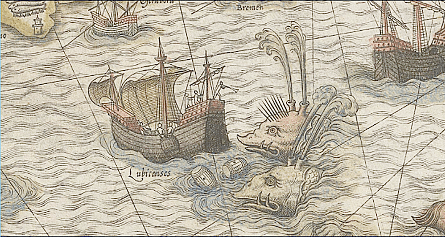 Drawing Of Mythical Whales