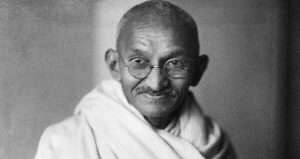 Mahatma Gandhi Wearing Glasses In England