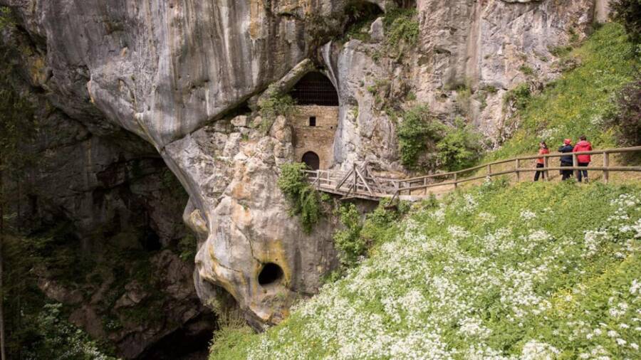 Predjama Castle Cave Entrance