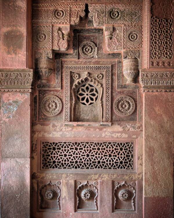 Sculpted Castle Wall