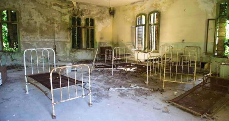 Abandoned Beds At Poveglia