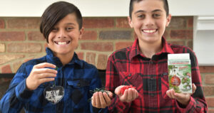 Ayaan And Mickey Naqvi Smiling