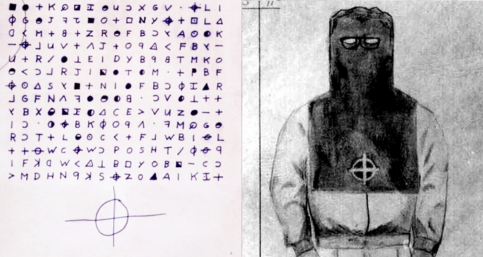 Zodiac Cipher And Police Sketch