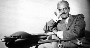 Raymond Loewy In A Suit