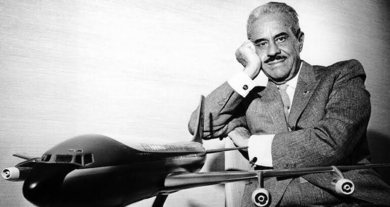 Raymond Loewy In A Suit