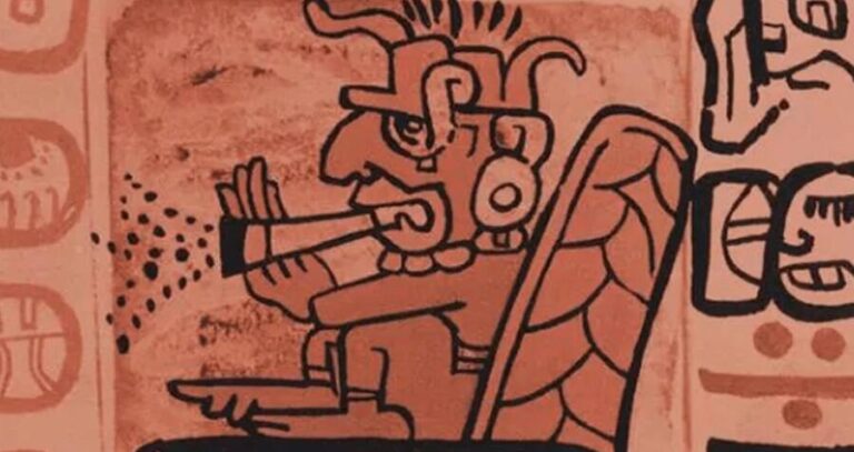 Smoking Mayan