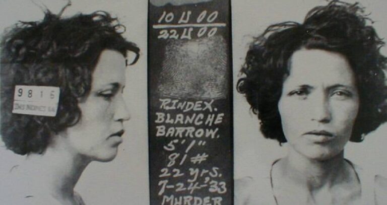 Blanche Barrow Mugshot
