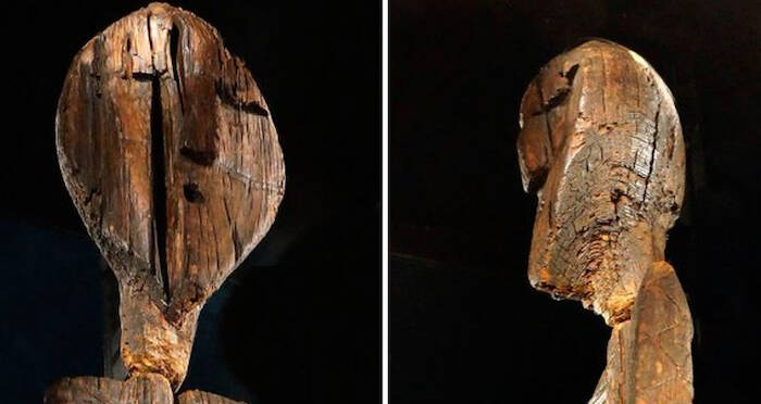 Front And Profile Of Shigir Idol