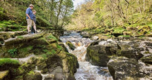 People Beside Bolton Strid