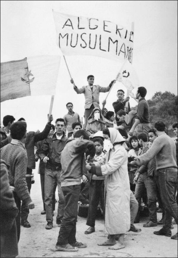 Algerians Protesting For Independence