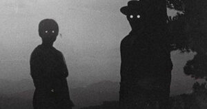 Shadow People Glowing Eyes