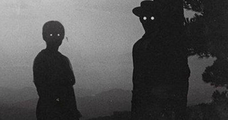 Shadow People Glowing Eyes