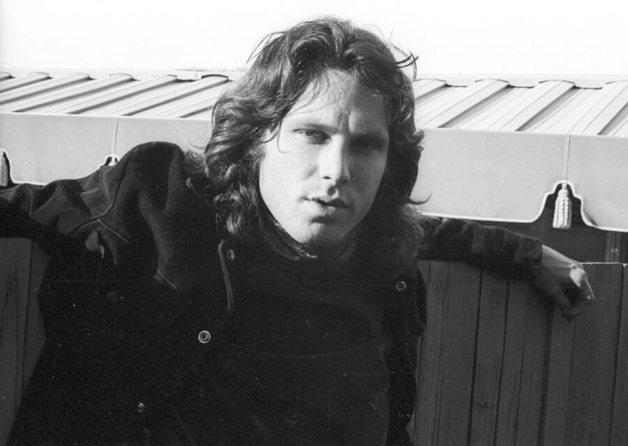 Jim Morrison Leaning On The Fence