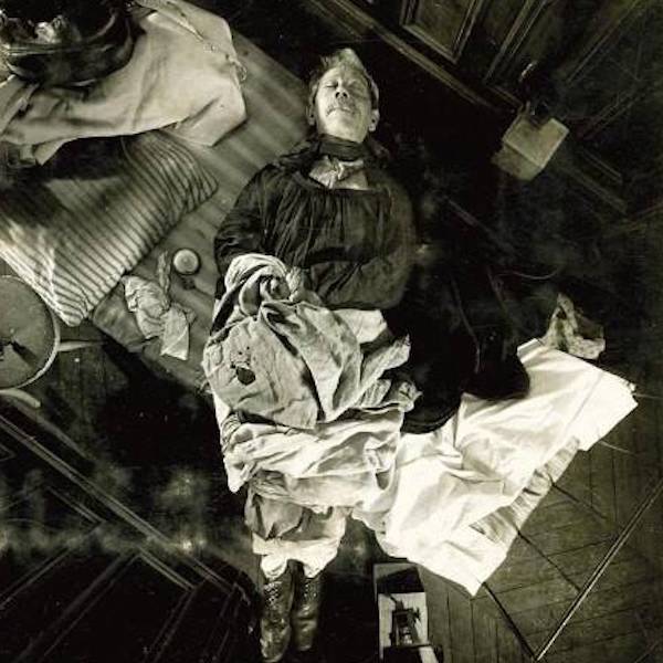Murder Victim In Alphonse Bertillon Crime Scene Photo
