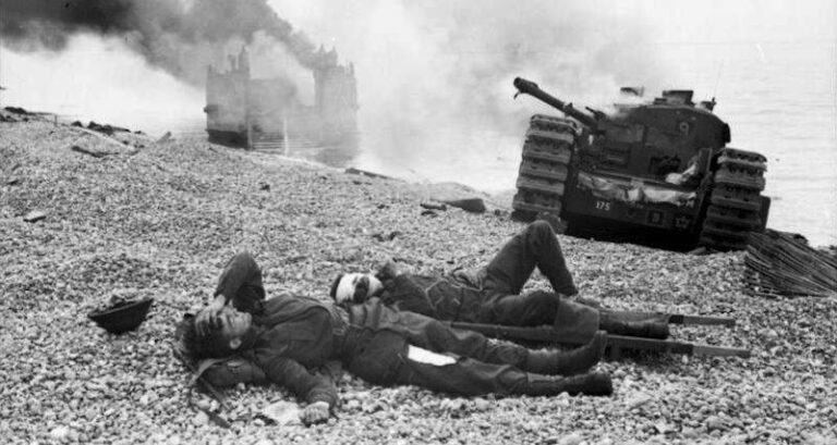 Fallen Soldiers At Dieppe