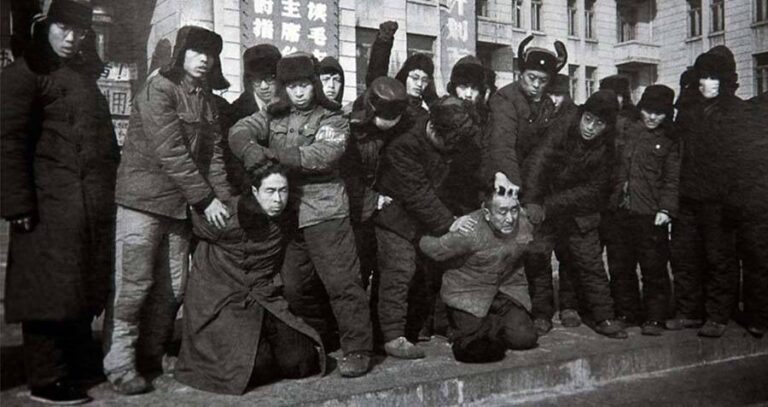 Chinese Dissenters On Knees