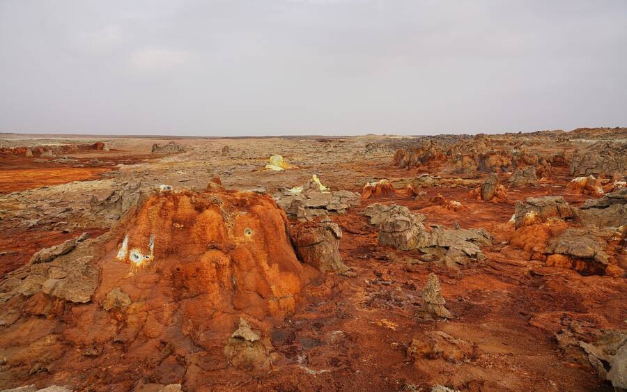 Red Dallol Landscape