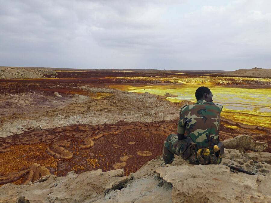 Soldier In Dallol