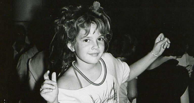 Young Drew Barrymore Clubbing
