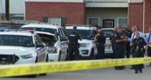 Police Outside Houston Apartment