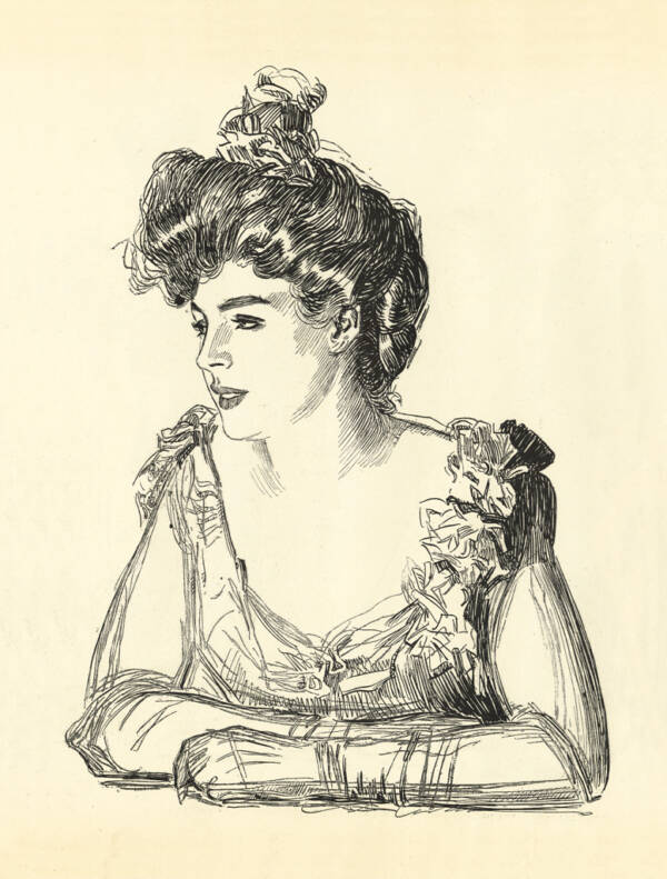 Charles Dana Gisbon Sketch