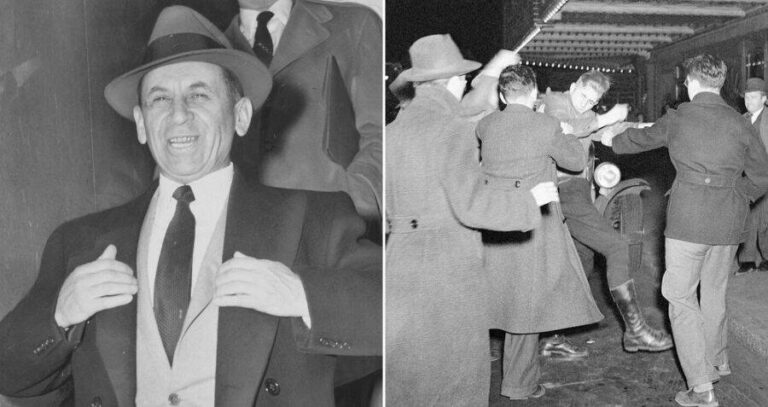 Meyer Lansky With German American Bund