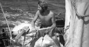 Thor Heyerdahl At Sea