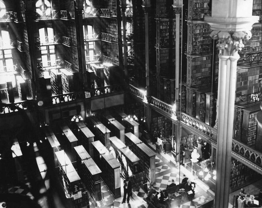 Main Hall Of Cincinnati Public Library