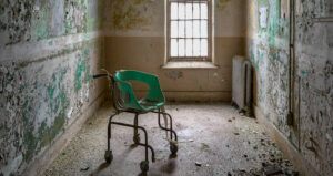 Old Chair At Willard Asylum