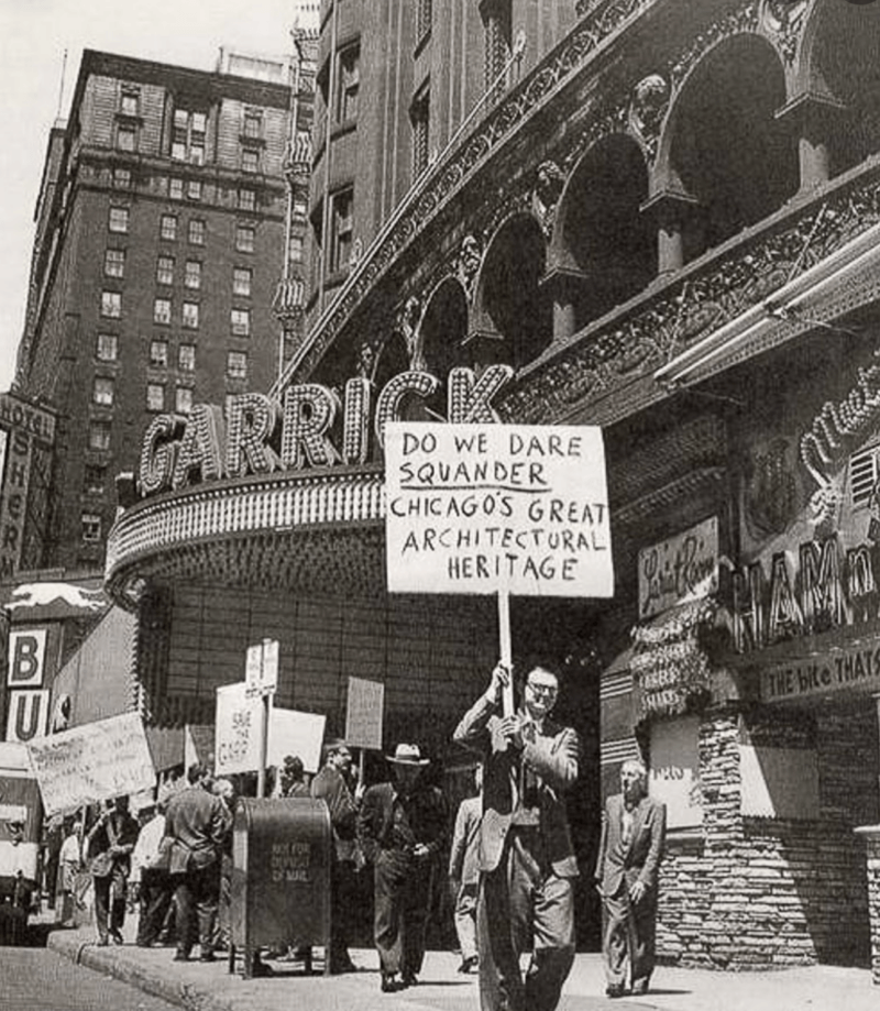 Protests At Garrick Theater