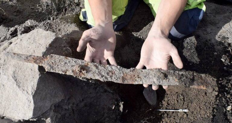 Viking Burial Sword