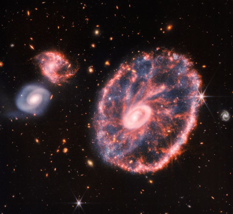 James Webb Telescope Image Of The Cartwheel Galaxy