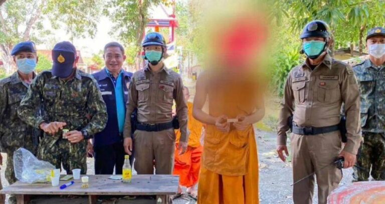 Monk Arrested For Meth