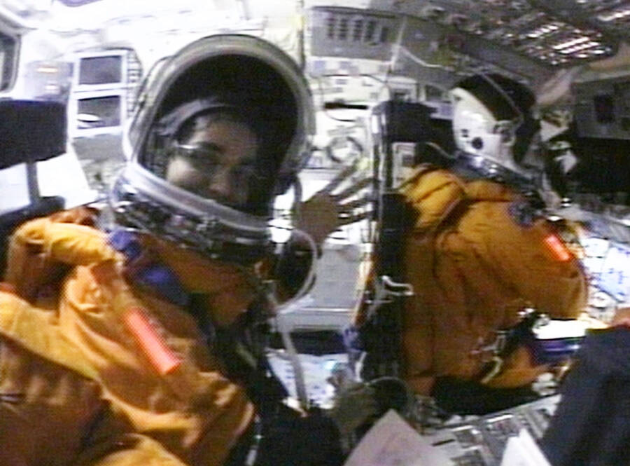 Columbia Crew Prepares For Re-Entry