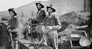 Three Gold Rush Miners