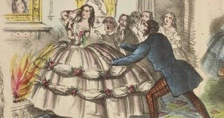 Woman Catching On Fire