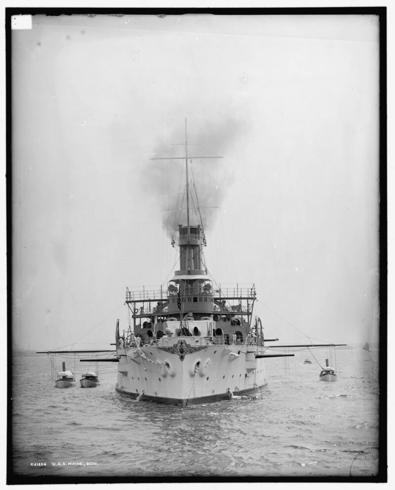 Bow Of The USS Maine
