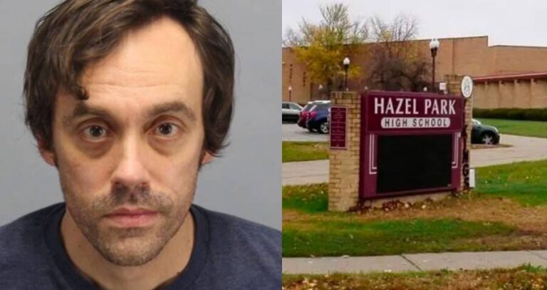 Paul Jacobs And High School Sign