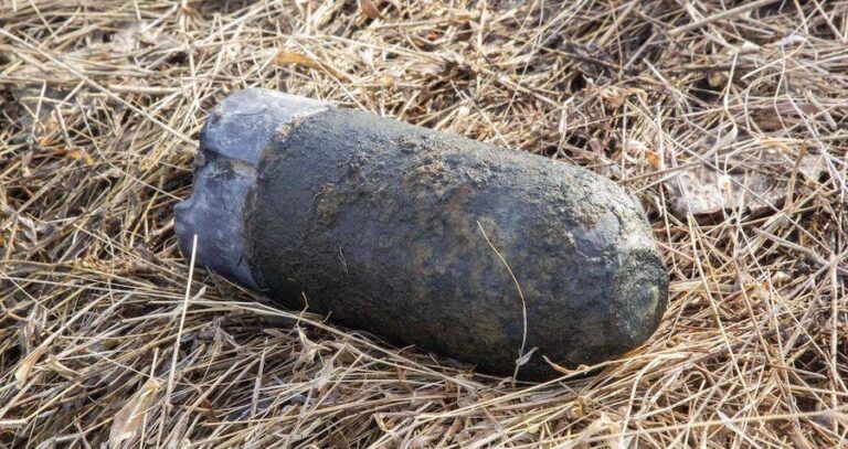 Unexploded Civil War Shell