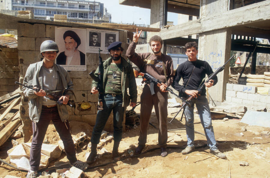 Armed Men In Beirut