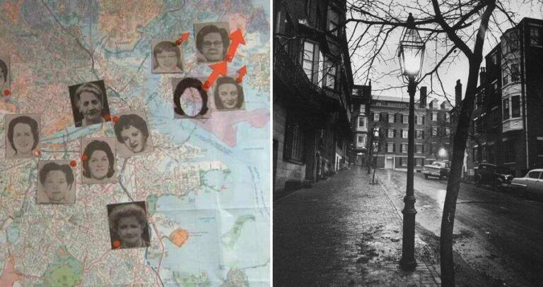 Boston Strangler Victim Map Alongside Boston