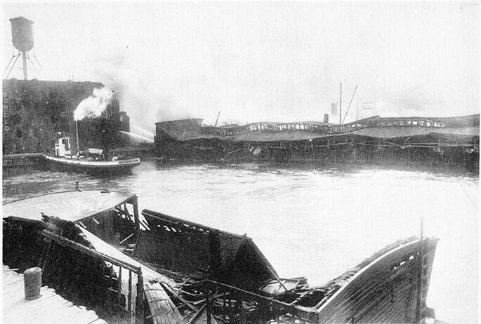 Collapsed Pier
