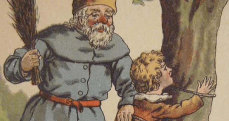Belsnickel Whipping A Child Copy