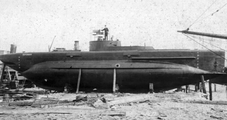 Defender Submarine On Land