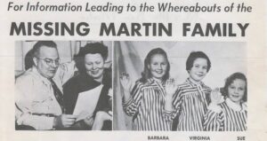 Martin Family Reward Poster