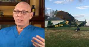 Dr Morris Wortman And Plane