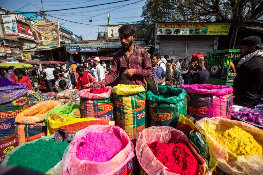Man Selling Gulal
